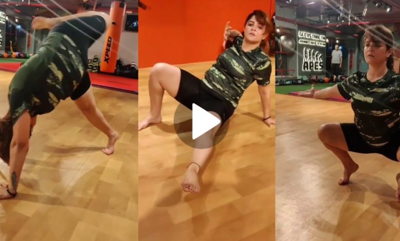 This Time Srabanti Was Seen In Another Form! Actress Srabanti Chatterjee Has Focused On Her Health Practices Despite Being A Mother Of One Child, The Actress'S Gym Trainer Shared The Video Of Srabanti'S Gym.