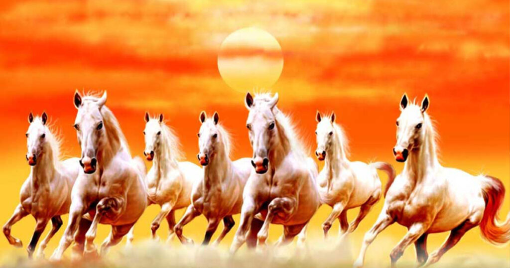 Seven Horses, সাতটা ঘোড়া একসঙ্গে দৌড়চ্ছে এমন ছবি ঘরে বা অফিসে টাঙানোর উপকারিতা কী, সাতটা ঘোড়া একসঙ্গে দৌড়চ্ছে, এমন ছবি ঘরে বা অফিসে টাঙানোর উপকারিতা কী